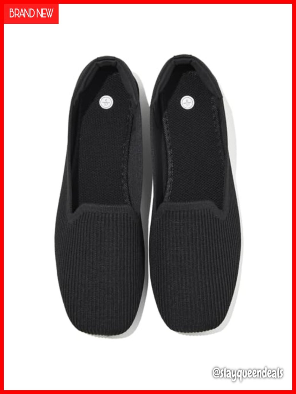 Square Toe Mesh Ballet Flats Slip On Dress Shoes